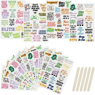 Mini Scrapbook Kit 4 Sheets 8 x 8 - Sticker Sheet - Raised Stickers -  Ribbons 