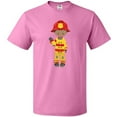 thumbnail image 3 of Inktastic African American Boy, Fireman, Firefighter, Helmet T-Shirt, 3 of 5