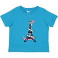 thumbnail image 3 of Inktastic Eiffel Tower in Paris with Flowers and Pink Banner Boys or Girls Toddler T-Shirt, 3 of 5