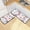 Gnome and Blue Red Heart, variant on Dailycode 2 Pcs Kitchen Rug Set Non Slip Absorbent Soft Floor Mats for Kitchen Bathroom Dwarf and Sunflowers 19.7"x27.6" 19.7"x47.2"