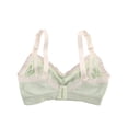 thumbnail image 4 of Vhkiploaz Seamless Bralette Bra For Women'S Athletic Sport Yoga Bra Solid Color Full Coverage Wireless Bra With Lace Adjustable Shoulder Straps Everyday Bra, 4 of 9