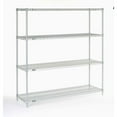 thumbnail image 3 of Nexel 5 Tier Silver Epoxy Wire Shelving Starter Unit, 54"W x 24"D x 63"H, 3 of 4