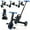 Blue, variant on Gymax Toddler Tricycle w/Push Handle Adjustable Seat Removable Pedal EVA Foam Wheels Navy