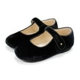 thumbnail image 2 of Old Soles Toddlers Lady Jane Flats, Black Velvet,27 EU (10 US) M US, 2 of 7