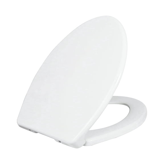 LUXE Bidet Round Comfort Fit Toilet Seat, Soft Close, Easy Install