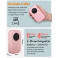 thumbnail image 2 of Label Maker D30 2021 Portable Wireless Connection Label Printer Tape Included Multiple Templates Available for Phone Tablet Compatible with Phomemo D30 iOS&Android-Pink, 2 of 5