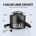 thumbnail image 3 of Ash Vacuum Cleaner 4 Gallon 1200W for Fireplaces Pellet Stoves Grills BBQ, 3 of 12