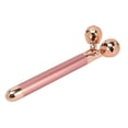 thumbnail image 2 of Rouleau Facial Vibrant Multifonction à Quartz Rose 5 en 1 Électrique, 2 of 14