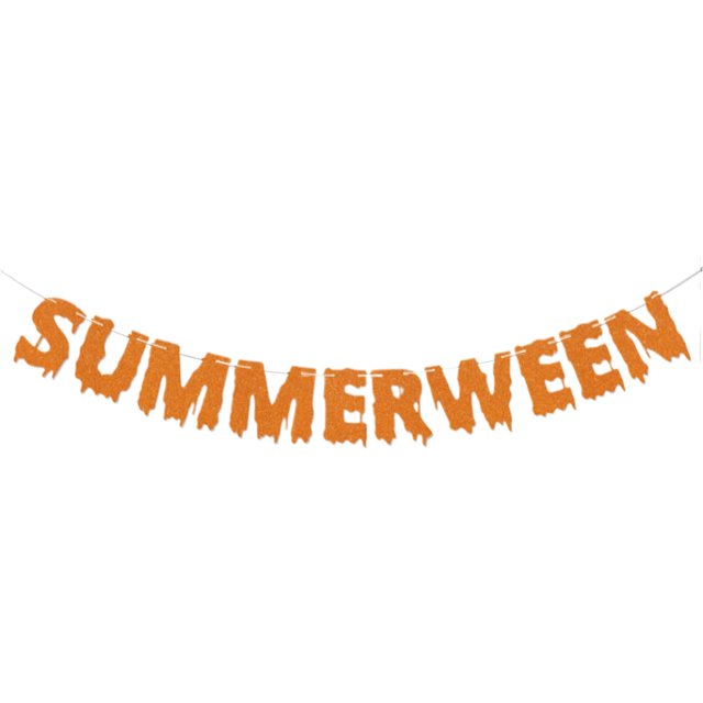 Summerween Decorations Pre Strung Summer Halloween Decorations Banner Decor