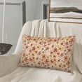 thumbnail image 5 of Goofa Wildflowers Vintage Pattern Pillow Case – Plush & Soft Cushion Cover, Hypoallergenic Throw Pillow Case for Comfortable Sleep with Envelope Closure-16"x24", 5 of 6