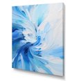 thumbnail image 2 of Designart "Swirling Blue Wave Spiral" Abstract Spirals Canvas Art Print, 2 of 7