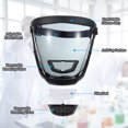 thumbnail image 4 of Uxcell Full Safety Face Shields, Anti Fogging Full Safety Face Protection Transparent Face Shield Grey, 4 of 7