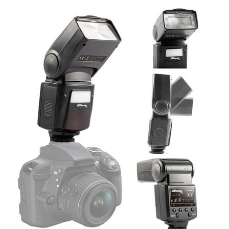 Bounce & Zoom Universal Flash for Nikon D300 D300s D2H D2Hs D100 D200 D80 D90