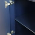 thumbnail image 2 of Bellaterra Home  37 in. Single Sink Vanity with Galaxy Granite Top, Blue & Black - Left Door & Round Center Sink, 2 of 14