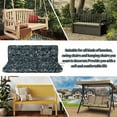 thumbnail image 4 of Replacement Cushions for Outdoor Swing, Swing Replacement Cushions Thicken 4" with Backrest, Waterproof Bench Cushions for Patio Furniture Porch Swing Cushions (Hummingbird Flowers), 4 of 6