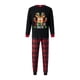 thumbnail image 2 of Pijama navideño familiar a juego Fiomva, pijamas navideños para mujer, hombre y niño, ropa de dormir con estampado de letras, 2 of 8