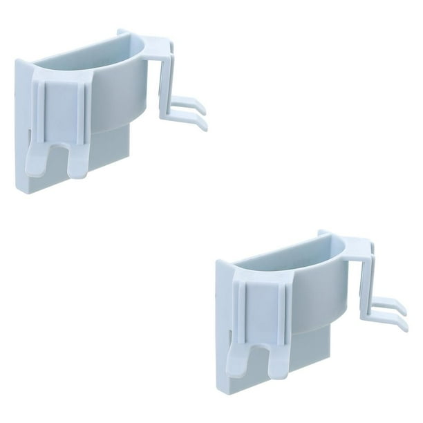 Kearding Soporte de plástico para cepillos de para colgar en la pared, estante de almacenamiento de de dientes, máquina de afeitar, Azul 2piezas Kearding CBP148893