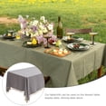 thumbnail image 2 of Nappe Décorative Couleur Unie avec Franges pour Salle à Manger, 2 of 8