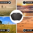 thumbnail image 2 of Monument Grill A003 20 x 64 x 43 in. Gas Grill Cover, Black, 2 of 15