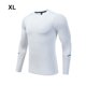 thumbnail image 3 of Minnieouse Ropa interior térmica, medias elásticas de secado rápido, chándal de baloncesto para hombre, camisetas de manga larga, ropa Camisetas Blanco SG, 3 of 6