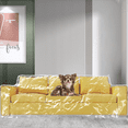thumbnail image 6 of UU&T Plastic Clear Heavy-Duty Waterproof Couch Cover, 42"x96"x42" Vinyl Sofa Furniture Protection for Storage and Moving, Protection Against Pets/Dog Clawing, 6 of 9