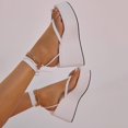 thumbnail image 4 of Sandalias con cuña y correa intercambiable Sandalias con cadena de metal para mujer Wmkox8yii sa4425, 4 of 4