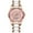 Pink Dial, variant on Women's Luxury Quartz Watch – Rose Gold, Ceramic & Steel, Diamond Accents, Waterproof