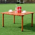 thumbnail image 4 of Gymax Folding Wood Roll Up Table Camping Picnic Outdoor, 4 of 10