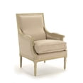 thumbnail image 6 of Zentique B007 257-1 A003 27 x 37.5 x 25 in. Louis Club Chair, Natural Linen, 6 of 6