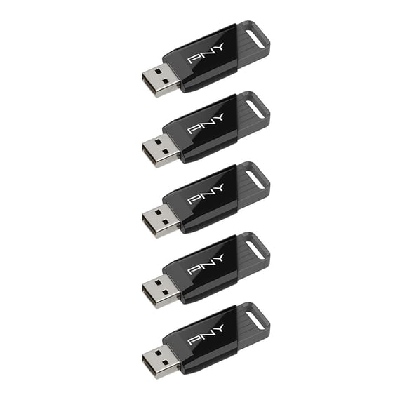 Unidad flash PNY Attaché X 64 GB USB 3.2 Gen 1, paquete de 5