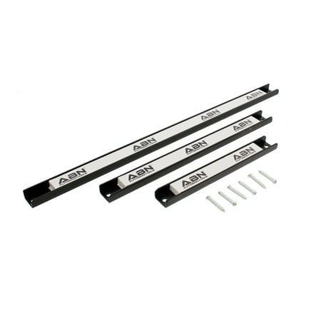 ABN Magnetic Tool Holder 3-Piece Set 8” 12” 18” Inch Strips with Mounting