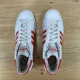 thumbnail image 3 of NWOB Adi-das Campus II Shoes Men’s 12 White Red/Orange Leather Low Top G49419, 3 of 6