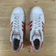 thumbnail image 3 of NWOB Adi-das Campus II Shoes Men’s 12 White Red/Orange Leather Low Top G49419, 3 of 6