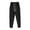 Black, variant on Dagugfen Sweatpants for Men Drawstring Elastic Waist Side Zipper Comfy Workout Sports Pants Solid Color