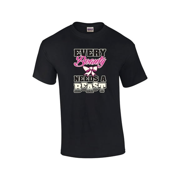 Every Beauty Needs A Beast Workout Short Sleeve T-shirt-Black-Small