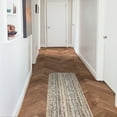 thumbnail image 2 of Mainstays Carnival Stripe Polypropylene Assorted Earth Tones Indoor Area Rug, 20" x 54", 2 of 6