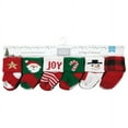 thumbnail image 2 of Hudson Baby Infant Boys Cotton Rich Newborn and Terry Socks, 12 Days Of Christmas Santa, 12-24 Months, 2 of 8