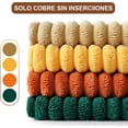 thumbnail image 3 of 4 Fundas de Cojines Decorativos, Suave Fundas para Cojín Cuadrado, Funda para Cojines de Sala, Funda de Cojín Cuadrada, Estilo Boho Chic Rústico, para sala, sofá, Dormitorio (Rojo), 3 of 4