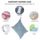 thumbnail image 2 of Diaper Bag Pouch Baby Stroller Hanging Infant Trolley Daily Use Blue Cotton for 1Set, 2 of 2
