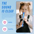thumbnail image 3 of OULII 1 Set Blue Resin Clarinet for Children Musical Instruments Toy Educational School Home Practice, 3 of 6