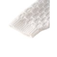 thumbnail image 5 of Baby Coat Monochrome Lozenge Pattern Knit Button Loose Breathable Jacket, 5 of 5