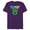Purple, variant on Disney and Pixar’s Toy Story Rex Fourth of July - Short Sleeve Blended T-Shirt for Adults - Customized-Black