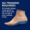 thumbnail image 6 of Dr. Scholl’s® Custom Fit® Foot Orthotics 3/4 Length Inserts, CF 310, All-Day Pain Relief for Feet, 6 of 11