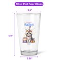 thumbnail image 5 of Happy Birthday Cute Kitten Manx with Cake Gifts Party Hat 16oz Pint Beer Glass Mug Cat Lover Kitten Owner Gifts Beer Glasses Cup - 00029, 5 of 5