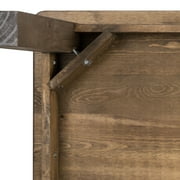 Jessamine 60 x 38 Rectangular Antique Rustic Solid Pine Farm Dining Table