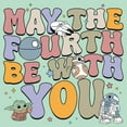 thumbnail image 2 of Girls Star Wars: The Mandalorian Retro Fourth Text T Shirt, 2 of 4