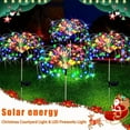thumbnail image 5 of 2pcs Solar Firework Lights, Multi-Color 60-720 LED Landscape Lights | 8 Lighting Modes, Outdoor Decoration for Halloween, Weddings, and Christmas, 5 of 9