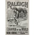 thumbnail image 3 of Vintage Bicycle Poster "Raleigh Bicycles" (1893) Framed Art Generic, 3 of 6