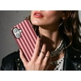 thumbnail image 3 of Vertical Pink & Red Striped Tough Phone Case – Retro Aesthetic Protective Cover for iPhone 16/15/14/13/12/11 Pro Max, Samsung Galaxy S25/S24/S52, 3 of 5