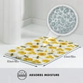 Bathroom Rugs Non Slip Washable lively cartoon bees honey Kitchen